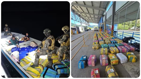 Policía aclara: lancha con cocaína interceptada en Costa Rica había salido de Timbiquí, Cauca