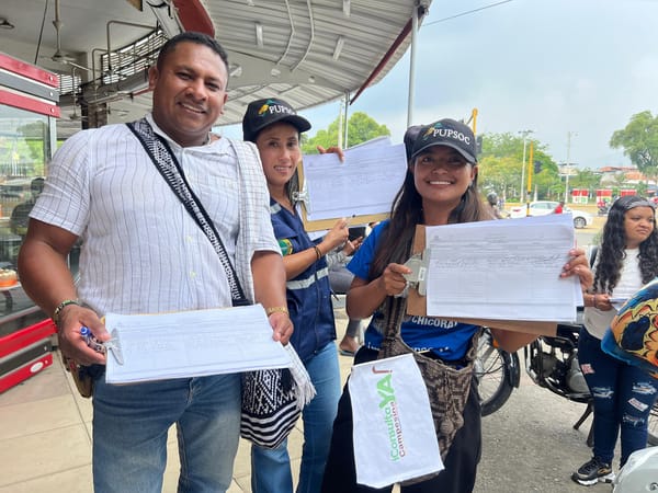 De Puerto Resistencia para el mundo: cientos de campesinos y campesinas luchan ahora por su consulta popular