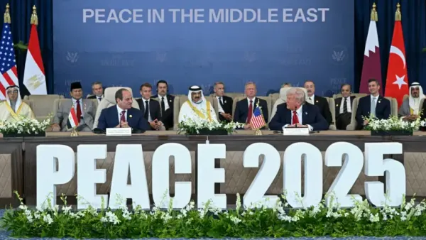 Trump y líderes de Egipto, Turquía y Catar sellan la paz en Medio Oriente