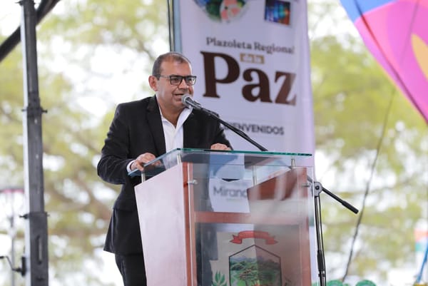 Gobierno del Cauca acompañó la inauguración de la Plazoleta Regional por la Paz en Miranda