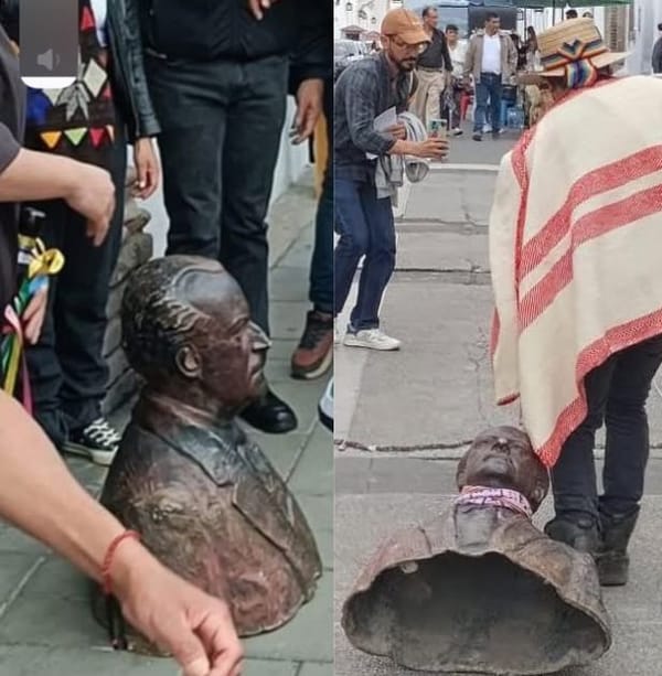 Popayán vive debate público tras intervención artística que involucró el busto del expresidente Guillermo León Valencia