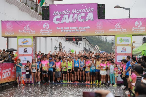 Se cumplió la media maratón del Cauca 2025