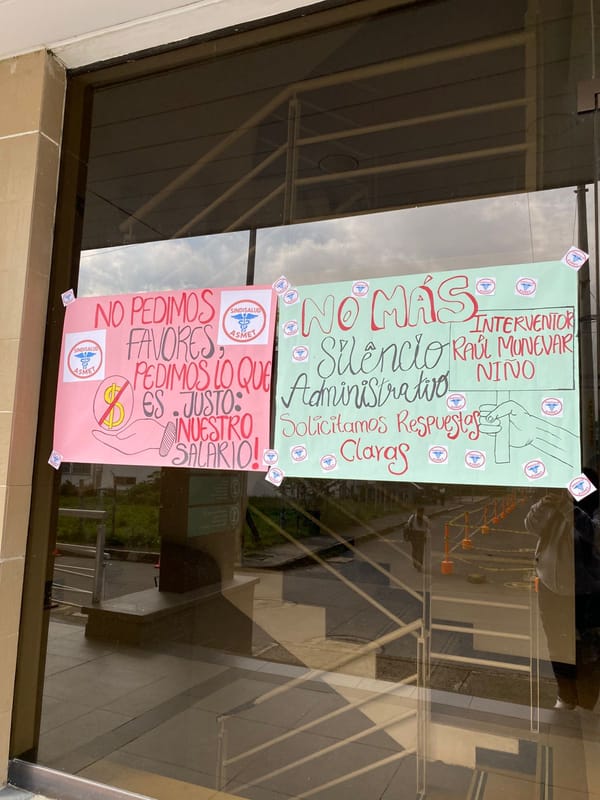 Trabajadores de Asmet Salud completan dos meses sin recibir sus salarios