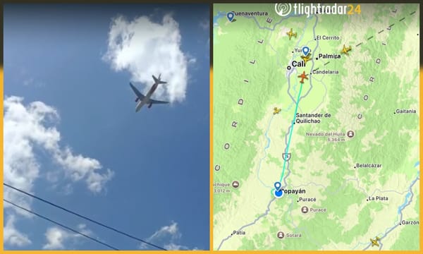 Avión de Avianca que salió de Popayán aterrizó de emergencia en Palmira