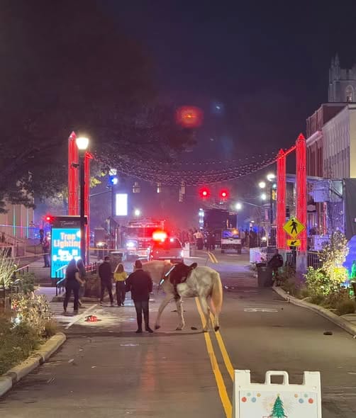 Varios heridos tras tiroteo durante el encendido de un árbol de Navidad