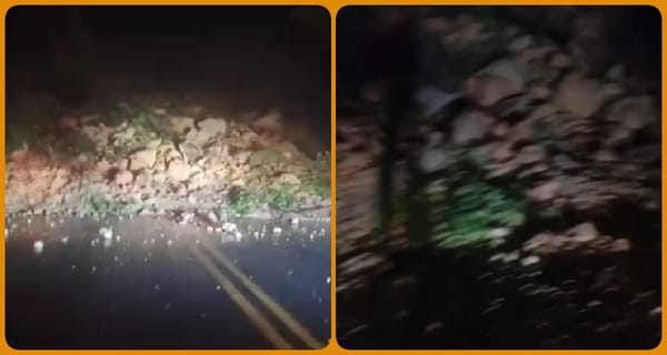 Cierre total de la vía Panamericana entre Popayán y Pasto por deslizamiento en el Patía