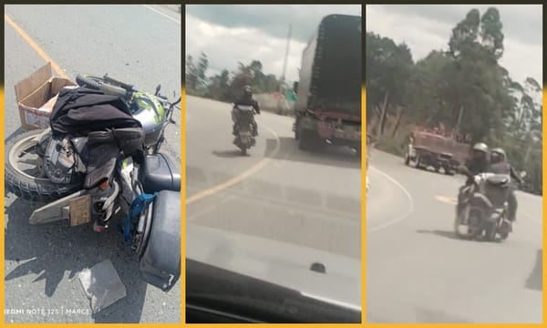 (Vídeo) La fatal imprudencia que acabó con la vida de un motociclista en la Panamericana