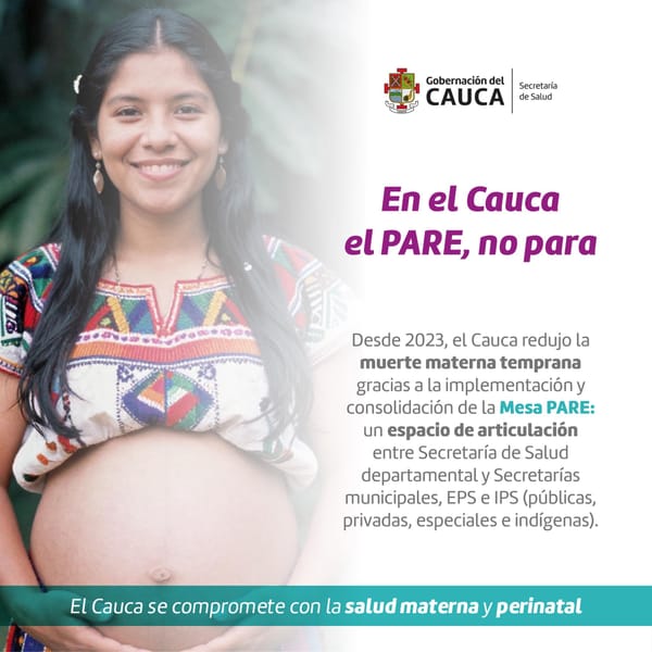 La gobernación del Cauca refuerza el trabajo en materia de  prevención y salud