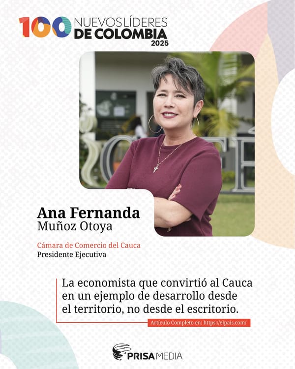 Ana Fernanda Muñoz: La economista que transforma el Cauca con gestión desde el territorio
