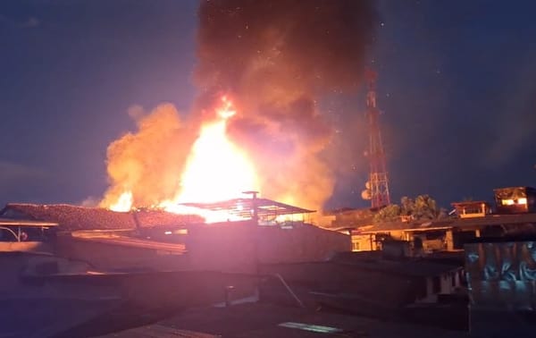 Activaron poderosa motobomba contra la estación de Policía en Balboa, Cauca