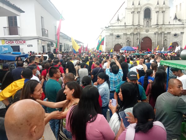 En Popayán se movilizaron en contra de la amenaza de Donald Trump de invadir a Colombia