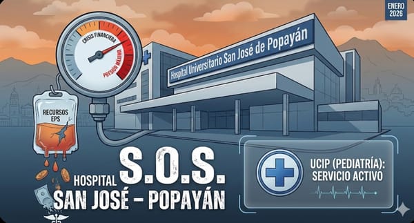 Crisis financiera en el Hospital San José de Popayán: El impago de las EPS asfixia la operación asistencial