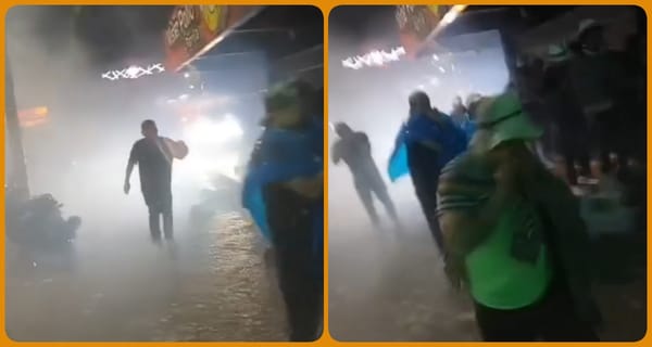 Gases lacrimógenos y tensión: así fue la intervención policial en el sector de Catay