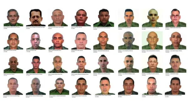 Estos son los 32 cubanos que perdieron la vida en la intervención militar de EE.UU. en Venezuela
