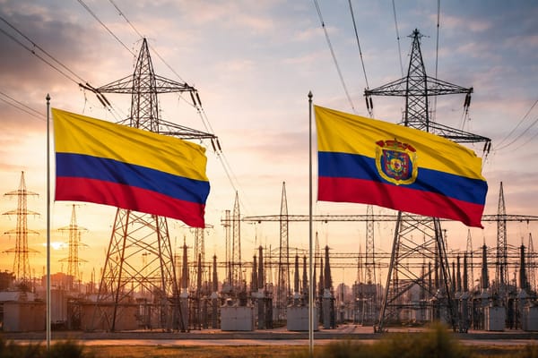 Desde las 6:00 p.m. de hoy, Colombia suspende suministro de energía eléctrica a Ecuador