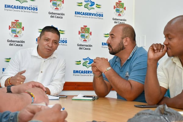 EMCASERVICIOS proyecta mejorar la calidad del agua y reducir conflictos sociales en el Cauca