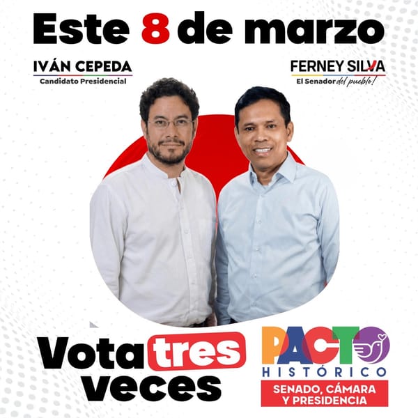 Senador Ferney Silva lidera jornada de articulación política en Cali junto a Iván Cepeda