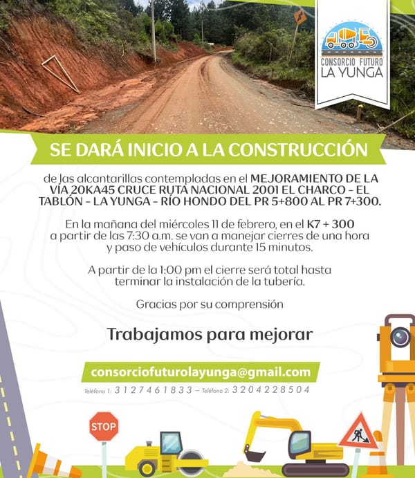 Urbaser advierte posibles retrasos en la recolección de basuras en Popayán por obras viales