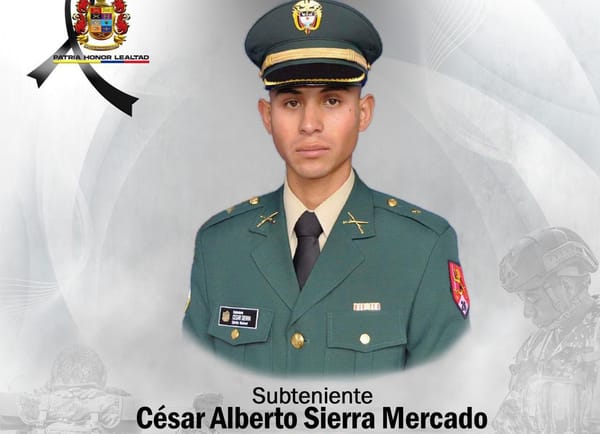 Subteniente del Ejército muere en accidente durante procedimiento militar en Páez, Cauca