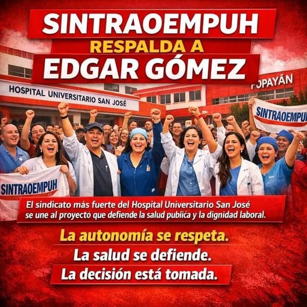 ¿Salud o Maquinaria? Denuncian politización en el Hospital San José de Popayán