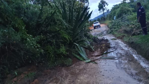 Invías atiende emergencia por derrumbes que paralizan vías en el Cauca
