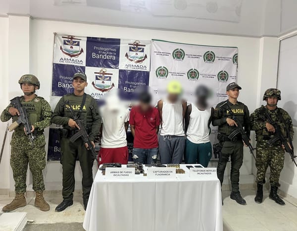 Capturan a cuatro presuntos integrantes de la Segunda Marquetalia en Guapí, Cauca
