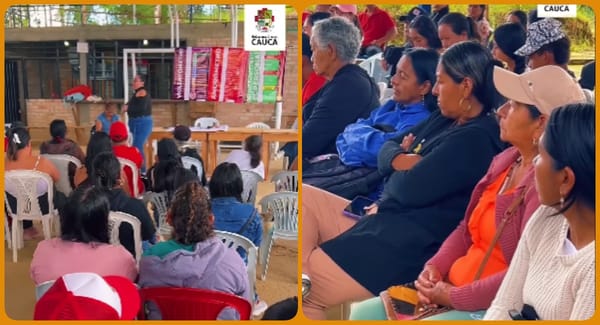 Oferta institucional llegó a zona rural de Cajibío para fortalecer derechos de las mujeres