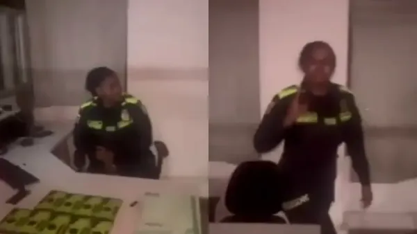 Patrullera terminó capturada tras discusión con un superior que le reclamó groseramente por estar despeinada
