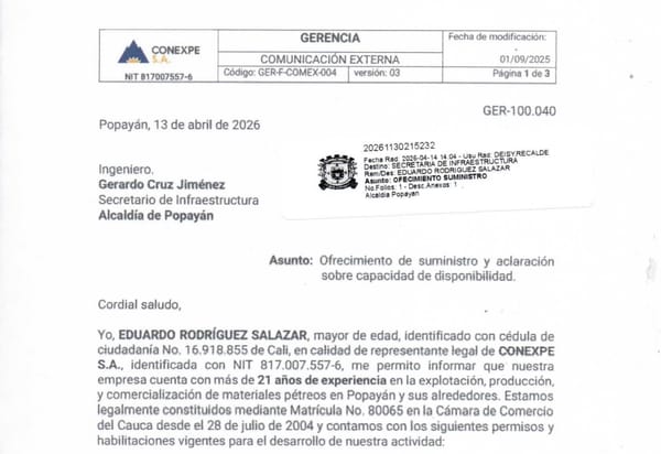 ¡Se cayó la mentira! Conexpe desmiente al Secretario de Infraestructura: Sí hay material para las obras