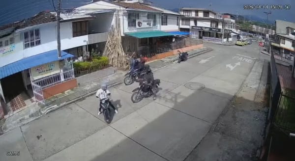 Inseguridad en Popayán: Cuatro hombres asaltan a motociclista en Ciudad Jardín a plena luz del día