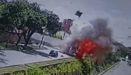 Explosión de bus bomba sacude zona cercana al Batallón Pichincha en Cali