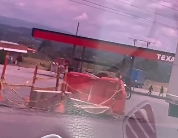 Cauca: dos sujetos intentaron prenderle fuego a una estación de servicio