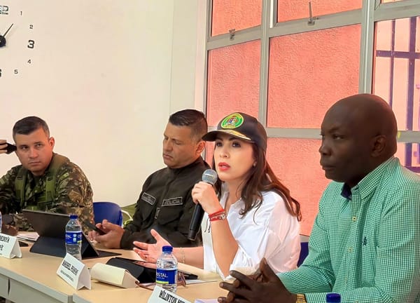 Autoridades refuerzan estrategias de seguridad en Guachené con mesa interinstitucional