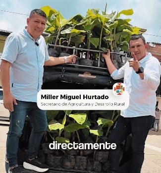 Gobernación del Cauca fortalece el campo con entrega de plántulas de plátano en La Vega