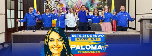 Partido MIRA anuncia adhesión a la campaña presidencial de Paloma Valencia