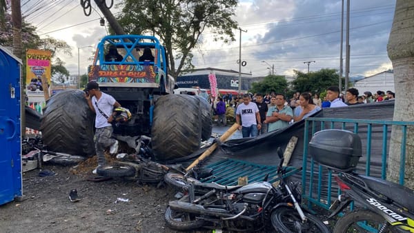 Caos en Popayán: vehículo de Monster Truck embiste al público y deja varios heridos