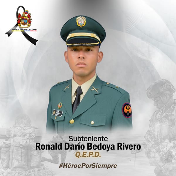 Subteniente del Ejército murió en ataque con explosivos en zona limítrofe Buenos Aires y Suárez, en el norte del Cauca