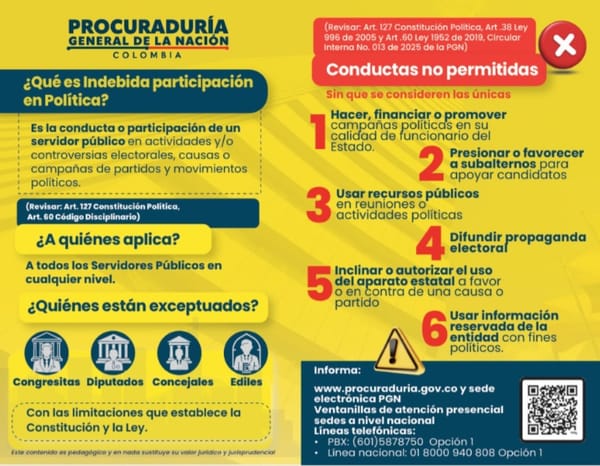Gobierno Departamental y Procuraduría fortalecen estrategia para garantizar transparencia electoral