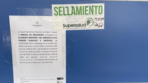Supersalud ordena cierre temporal de servicio de cirugía plástica y estética en clínica vinculada al médico Gabriel Cubillos
