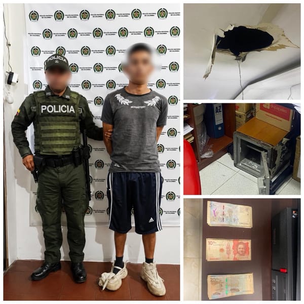 Policía capturó a un hombre señalado de afectar un establecimiento comercial en Popayán