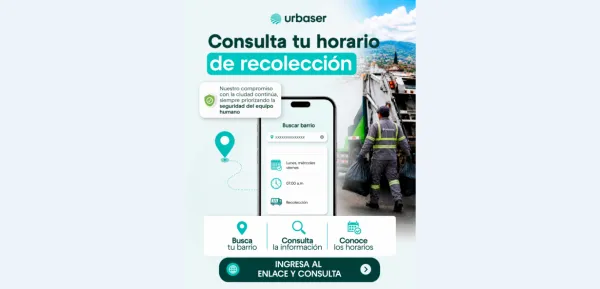 Urbaser habilita plataforma digital para consultar horarios de recolección de basura en Popayán