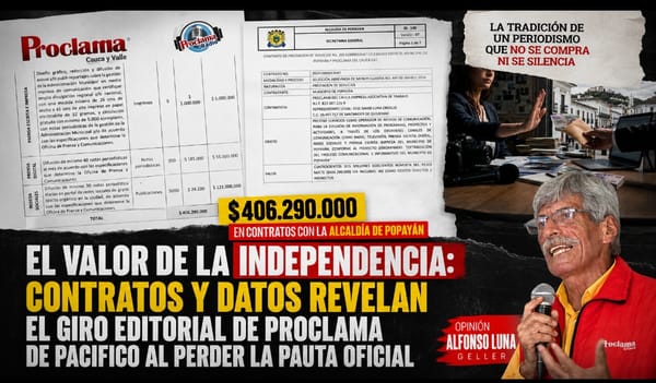 El valor de la independencia: contratos y datos revelan el giro editorial de Proclama del Pacífico al perder la pauta oficial
