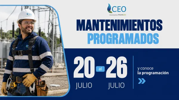 Atención Cauca: CEO anuncia cortes programados de energía en varios municipios entre el 22 y el 26 de julio