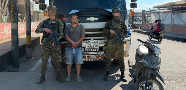 Ejército rescata a conductor secuestrado y recupera un camión hurtado en Padilla, Cauca