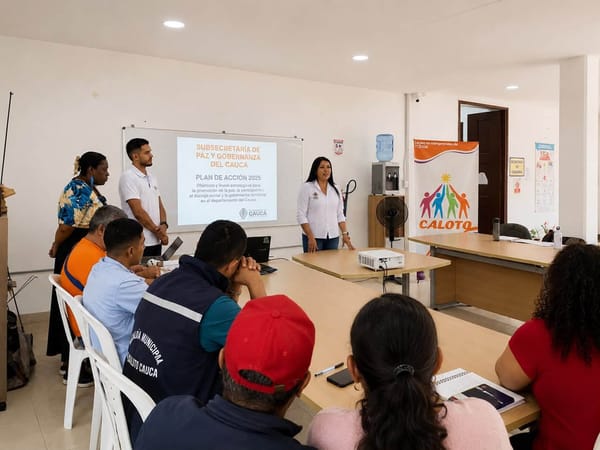 Gobernación del Cauca acompaña primera sesión del Consejo Municipal de Paz de Caloto con agenda centrada en las Escuelas de Paz