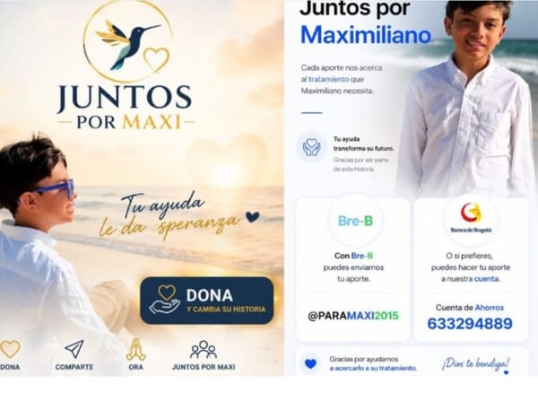 Lanzan campaña solidaria para apoyar el tratamiento médico de Maximiliano