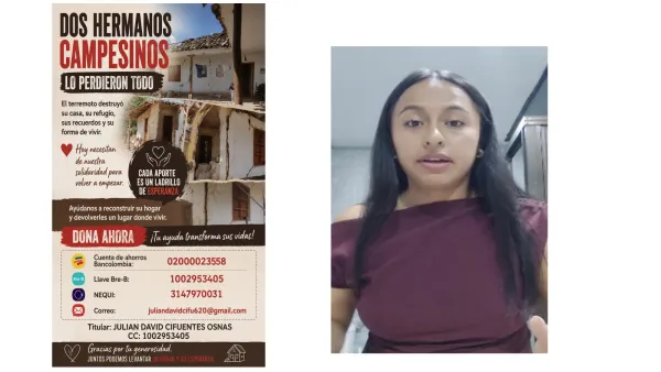 Dos adultos mayores perdieron su vivienda de más de 70 años tras un sismo. La comunidad busca solidaridad para reconstruir su hogar.