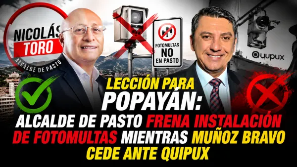 ​Dos alcaldes, dos posturas: Nicolás Toro se le planta al privado; Muñoz Bravo consolida la privatización del tránsito.