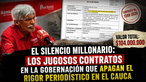 El silencio millonario: los jugosos contratos en la Gobernación que apagan el rigor periodístico en el Cauca