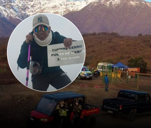 Buscan a joven caucano que desapareció tras sufrir un accidente en las montañas de Chile